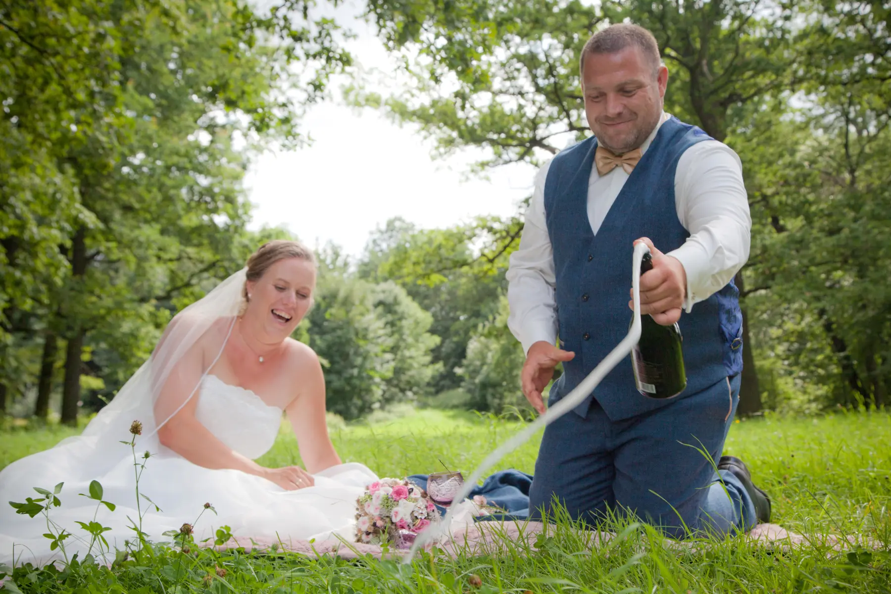 Hochzeitspaarfotografie von Ina Wildführ