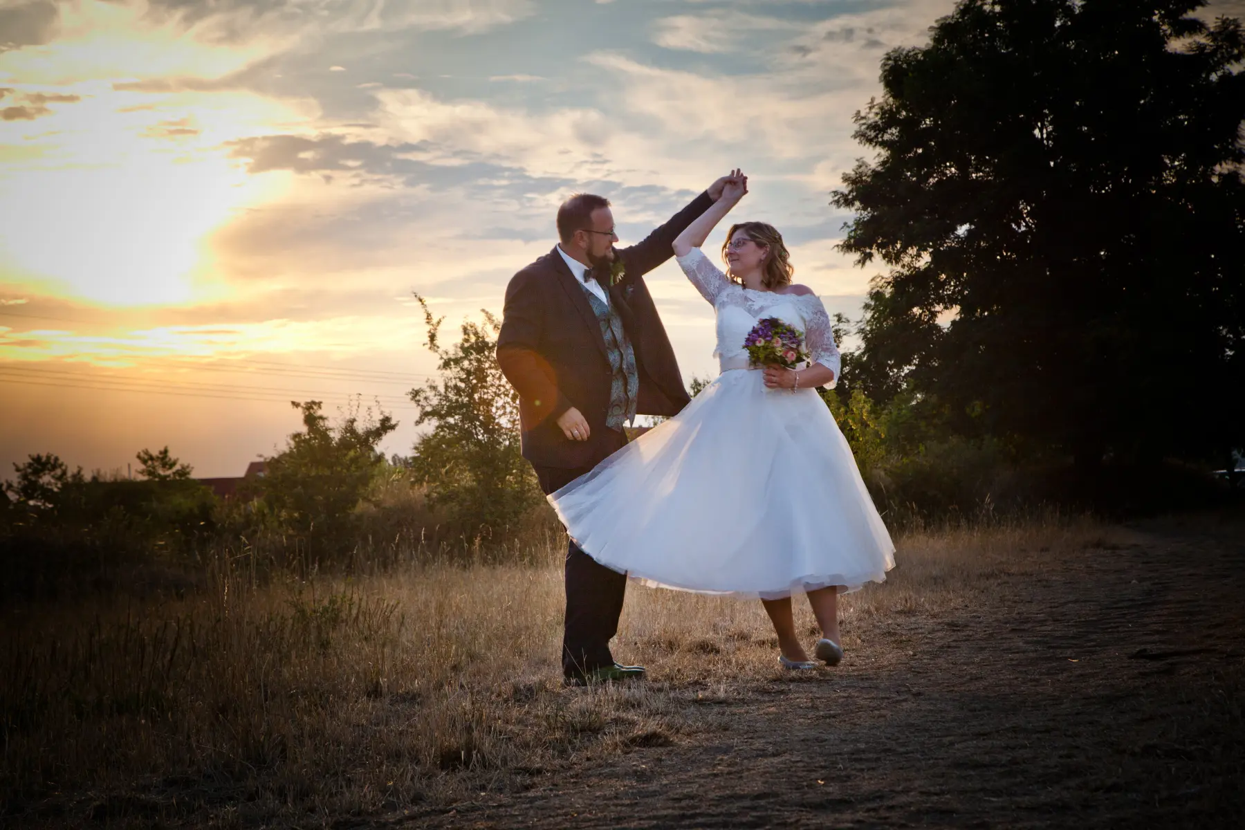 Hochzeitspaarfotografie von Ina Wildführ